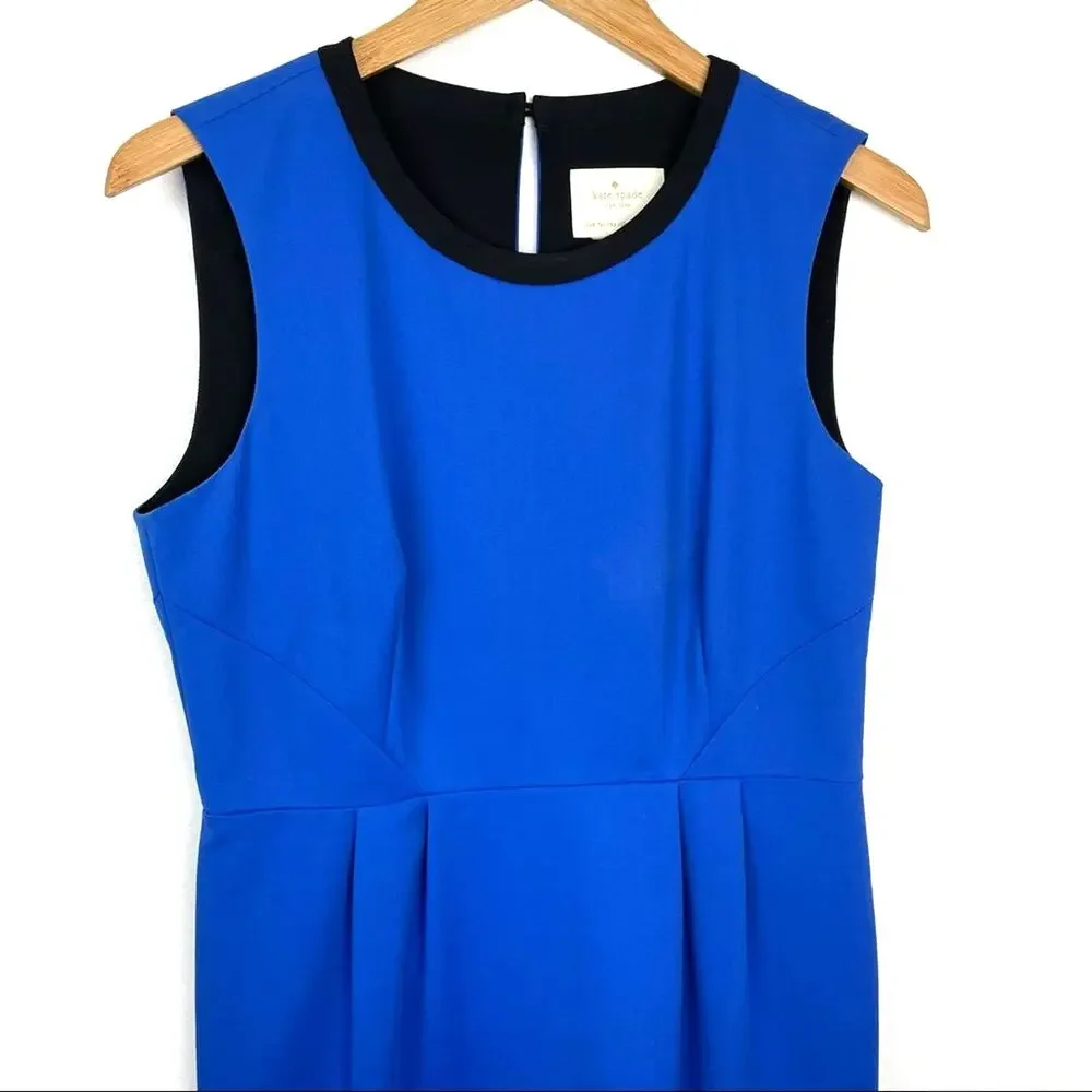 Kate Spade Royal Blue Sleeveless Dress  12